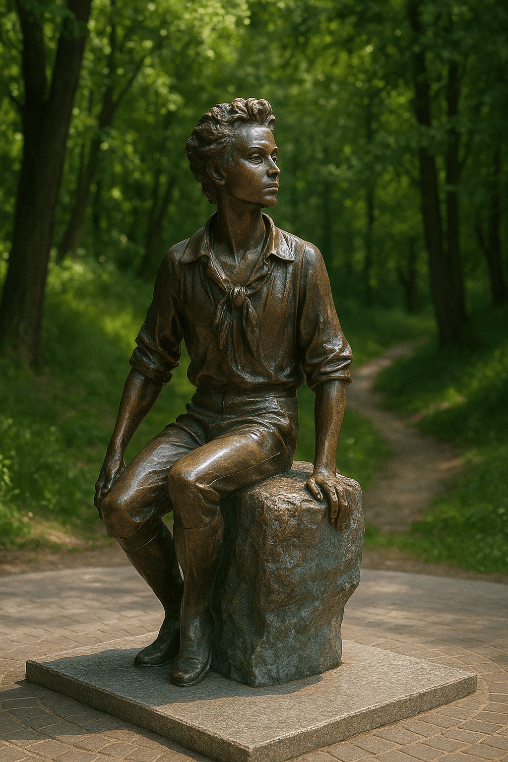 памятник Пушкину в Захарово