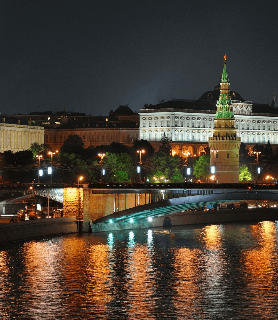 Огни вечерней Москвы
