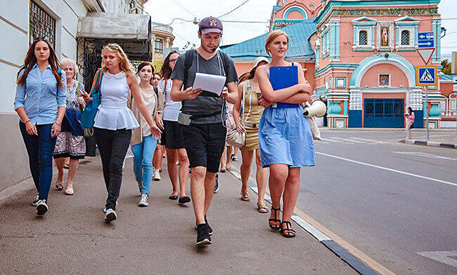 Пешие прогулки по Москве